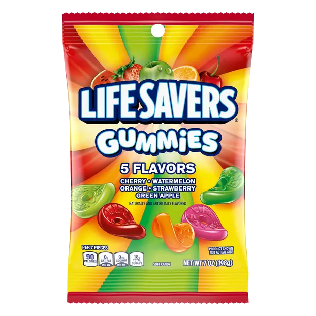 5 Flavors Gummies Candy