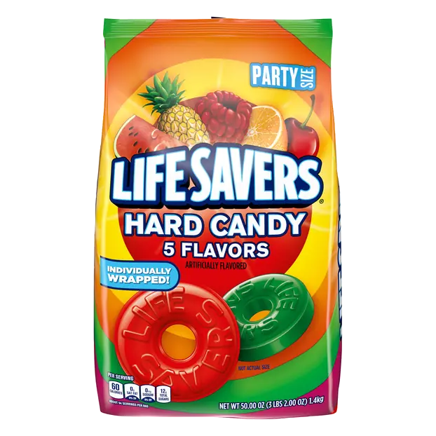 5 Flavors Hard Candy Party Size