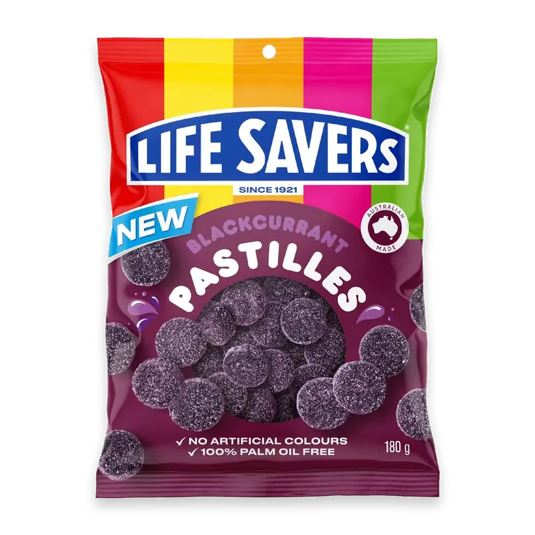 Blackcurrant Pastilles
