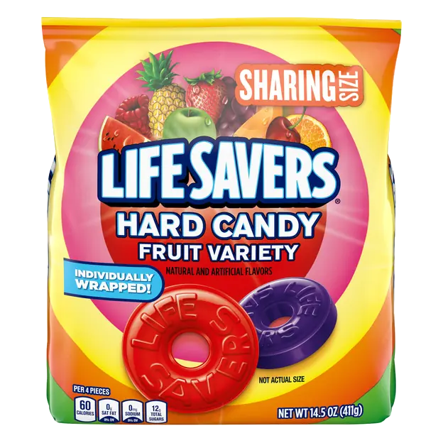 Fruit Variety Hard Candy Sharing Size