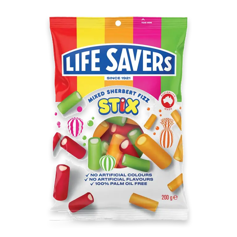 Mixed Sherbert Fizz Stix