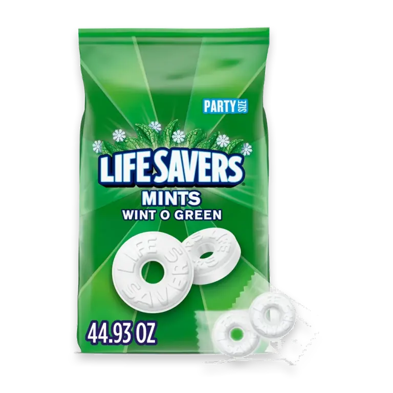 Wint-O-Green Breath Mint Bulk Hard Candy Party Size Bag
