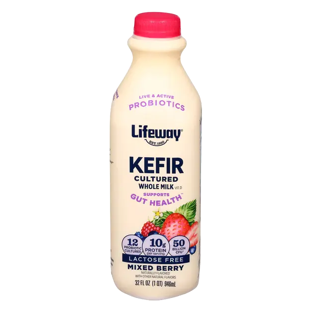 Lactose Free Mixed Berry Cultured Whole Milk Kefir