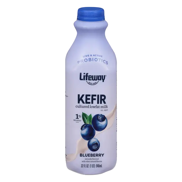 Low Fat Blueberry Probiotic Kefir