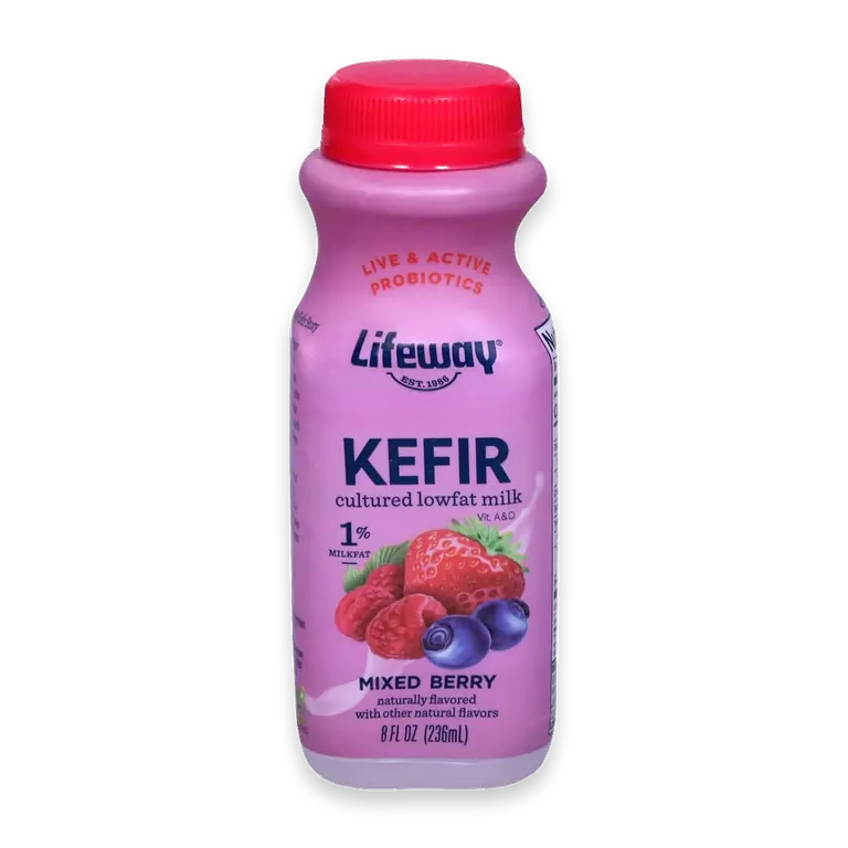 Mixed Berry Probiotic Low Fat Kefir Drink