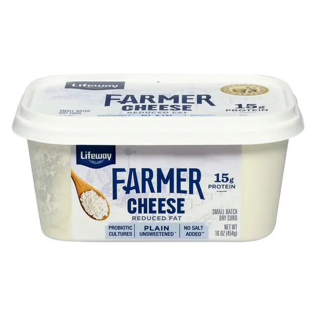 No Salt Added Probiotic Plain Unsweetened Farmer Cheese