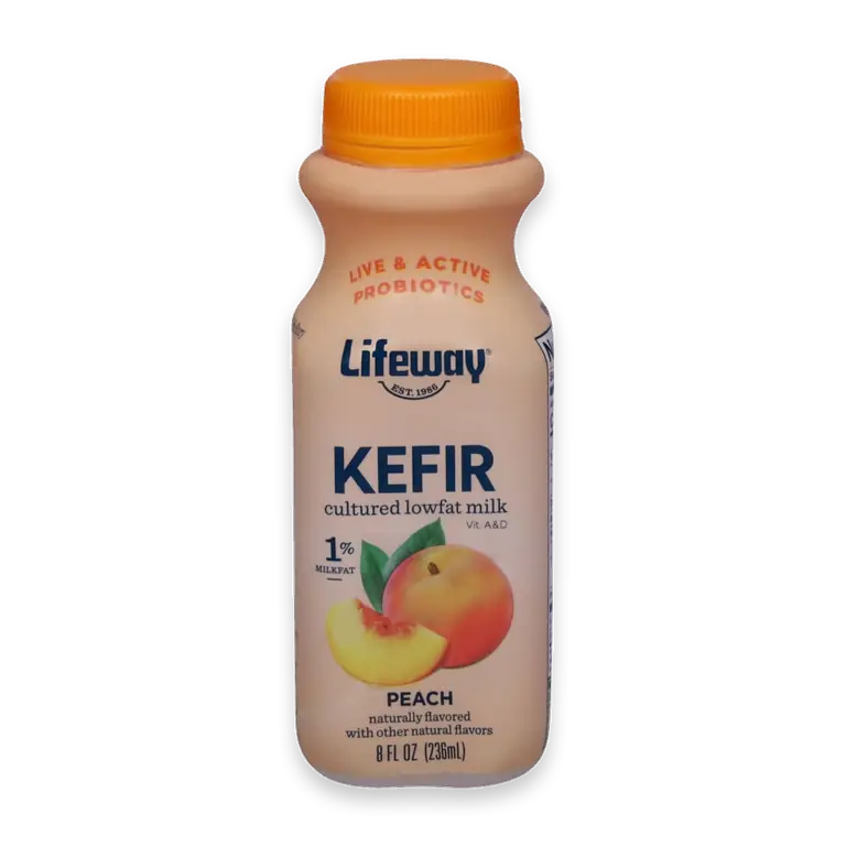 Peach Probiotic Low Fat Kefir Drink