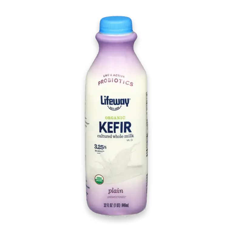 Plain Organic Probiotic Whole Milk Kefir Drink