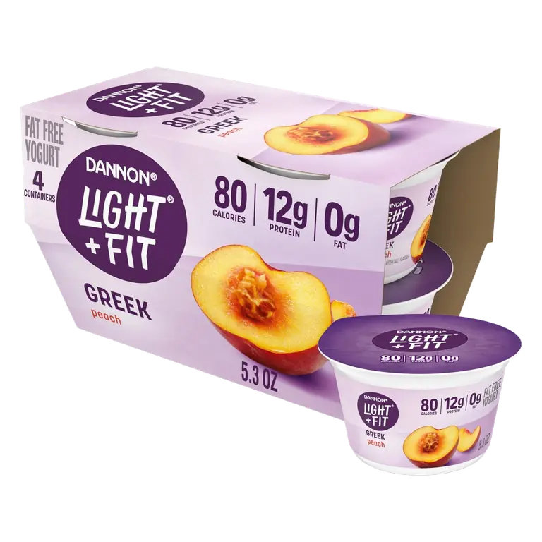 Greek Peach Fat Free Yogurt