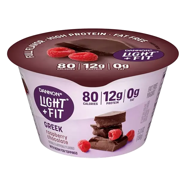 Raspberry Chocolate Greek Fat Free Yogurt