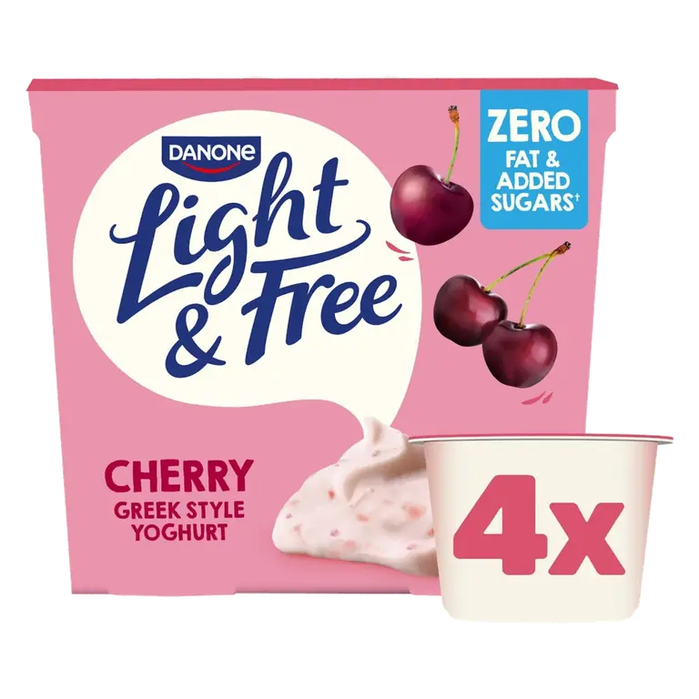 Cherry Greek Style Yogurt 4 x 115g (460g)