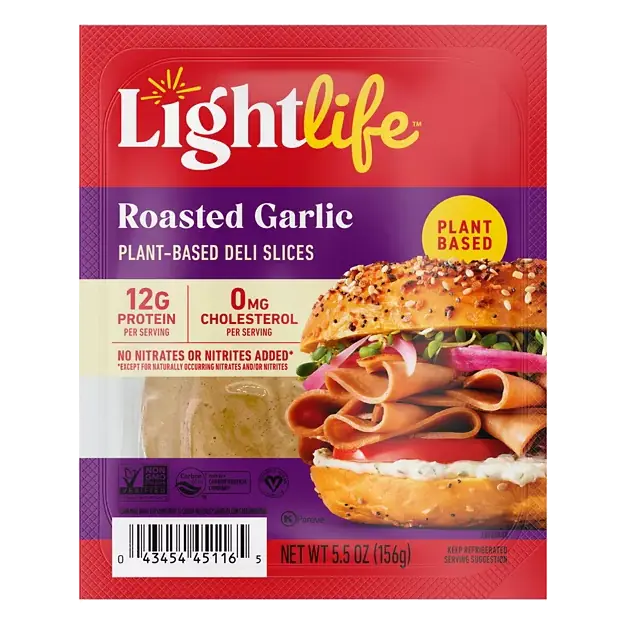 Deli Slice, Plant-Based, Roasted Garlic