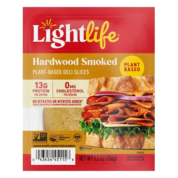 Deli Slices, Plant-Based, Hardwood Smoked