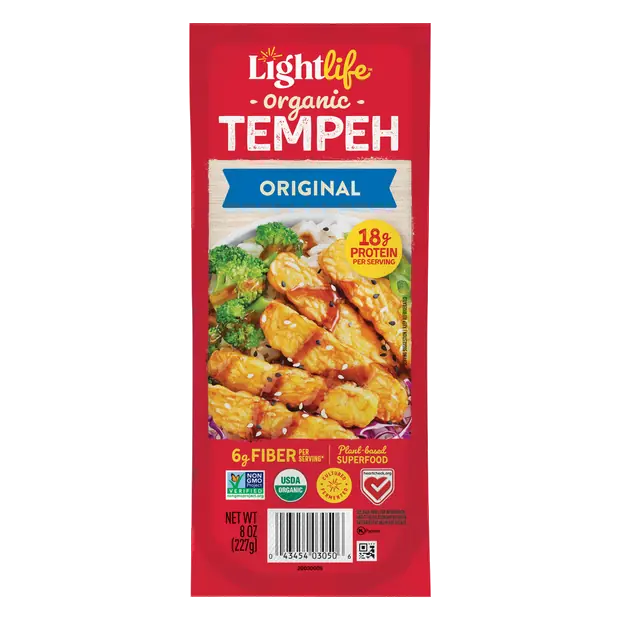 Organic Plant-Based Superfood Original Tempeh Strips