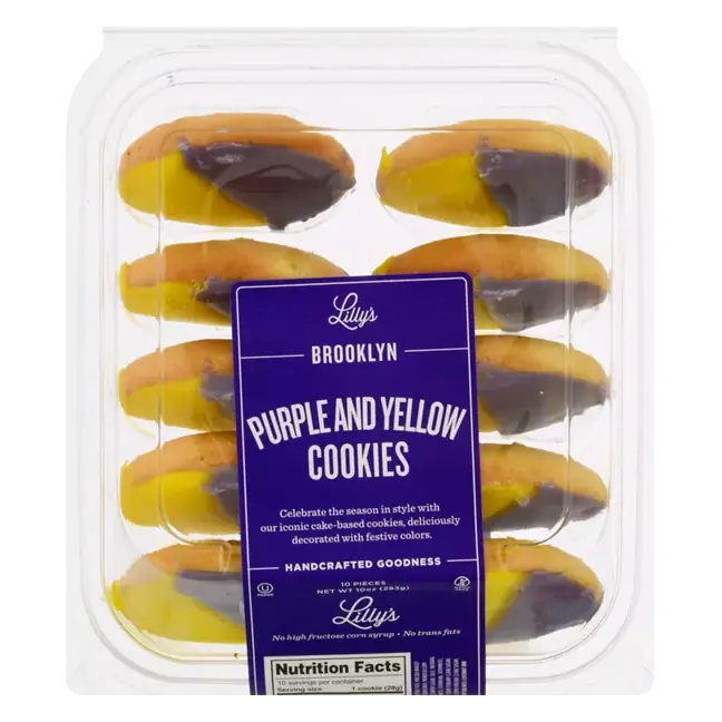 Cookies, Purple and Yellow