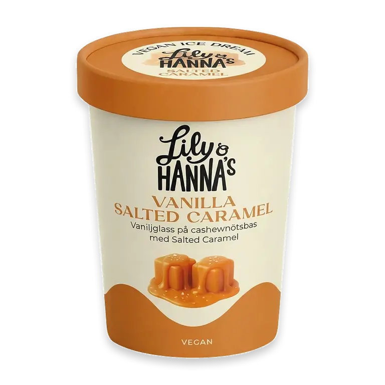 Glass Vanilla & salted caramel 465ml