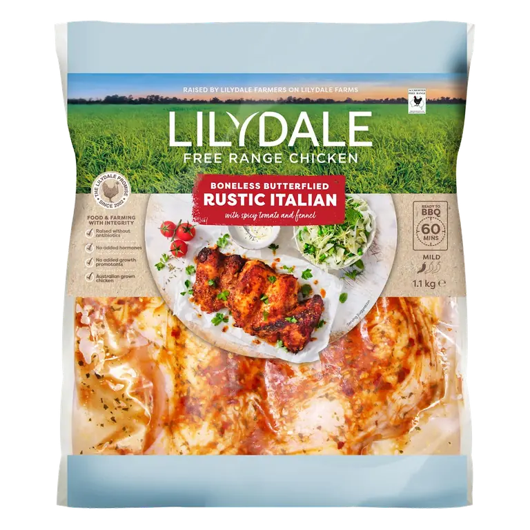 Chicken Boneless Butterflied Rustic Italian Spicy Tomato And Fennel