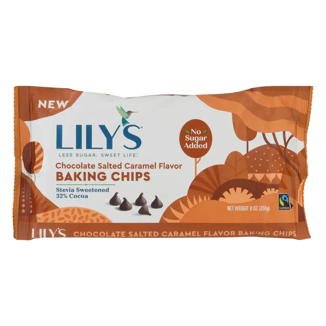 Chocolate Salted Caramel Flavor 32% Cocoa Baking Chips
