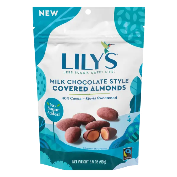 Lily's Milk Chocolate Covered Almonds No Sugar Added