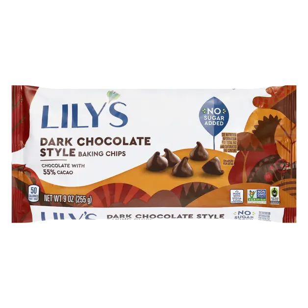 No Sugar Added Dark Chocolate Style Baking Morsel Chips
