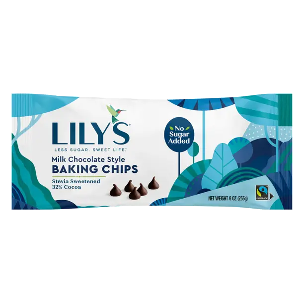 No Sugar Added Milk Chocolate Style Baking Morsel Chips