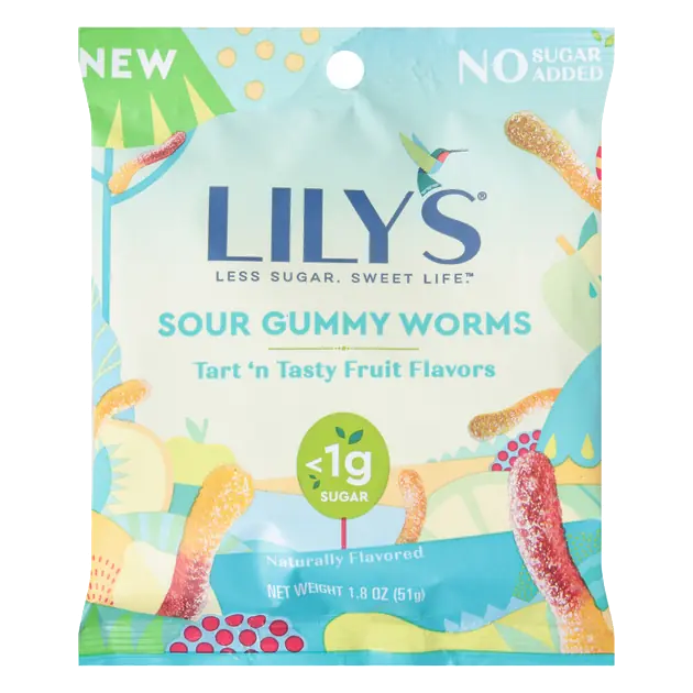 Sour Gummy Worms Candy