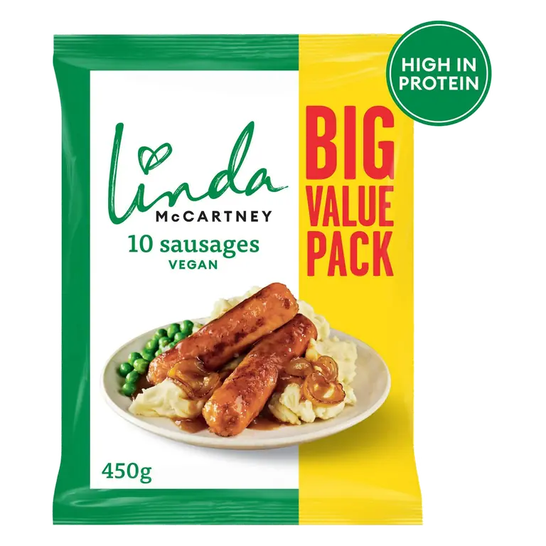 10 Vegetarian Sausages 450g