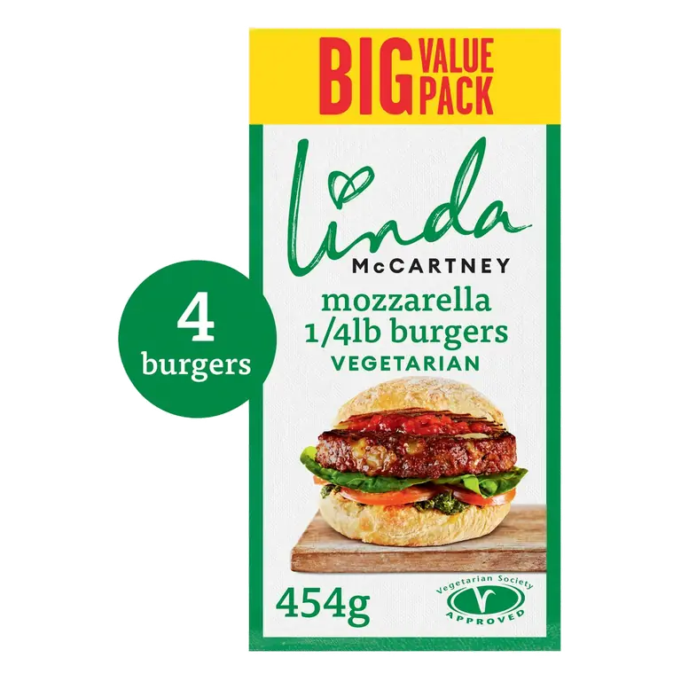 Mozzarella Burgers x4 454g