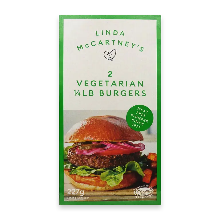 Vegetarian Burger Patties Frozen Meal