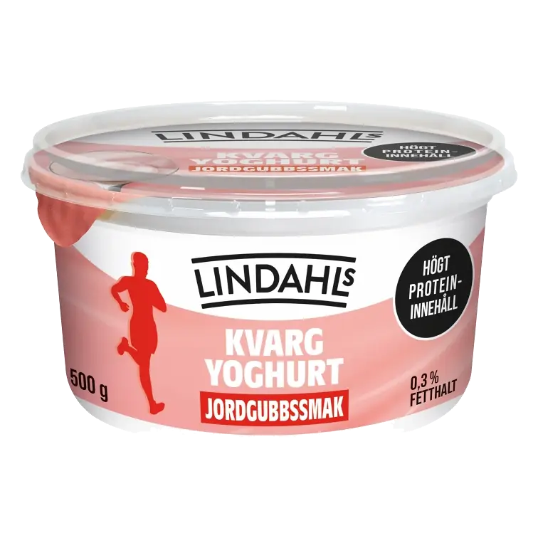 Kvarg Jordgubb 0,2% 500g