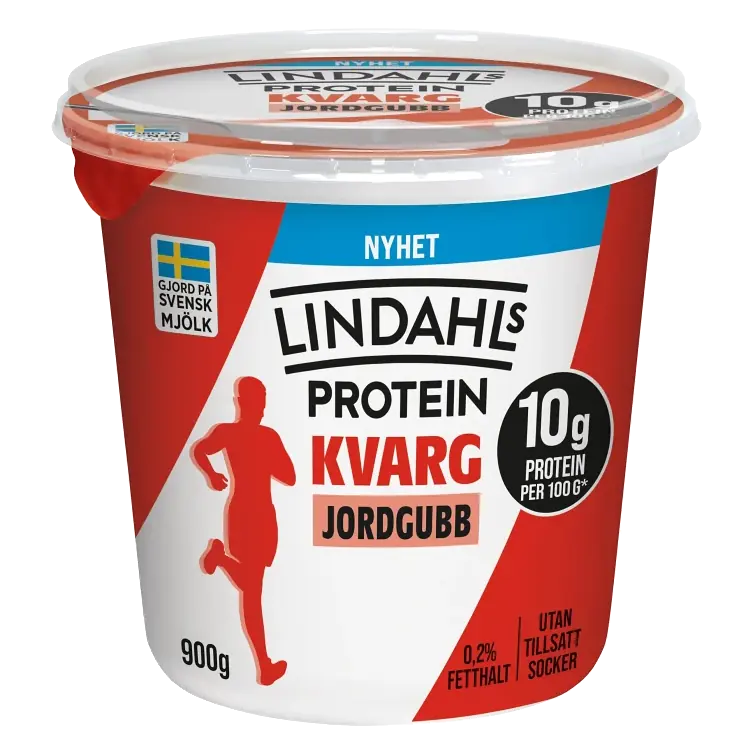Proteinkvarg Jordgubb 0,2% 900g