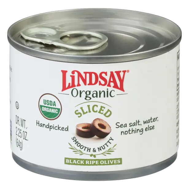 Organic Sliced Ripe Black Olives