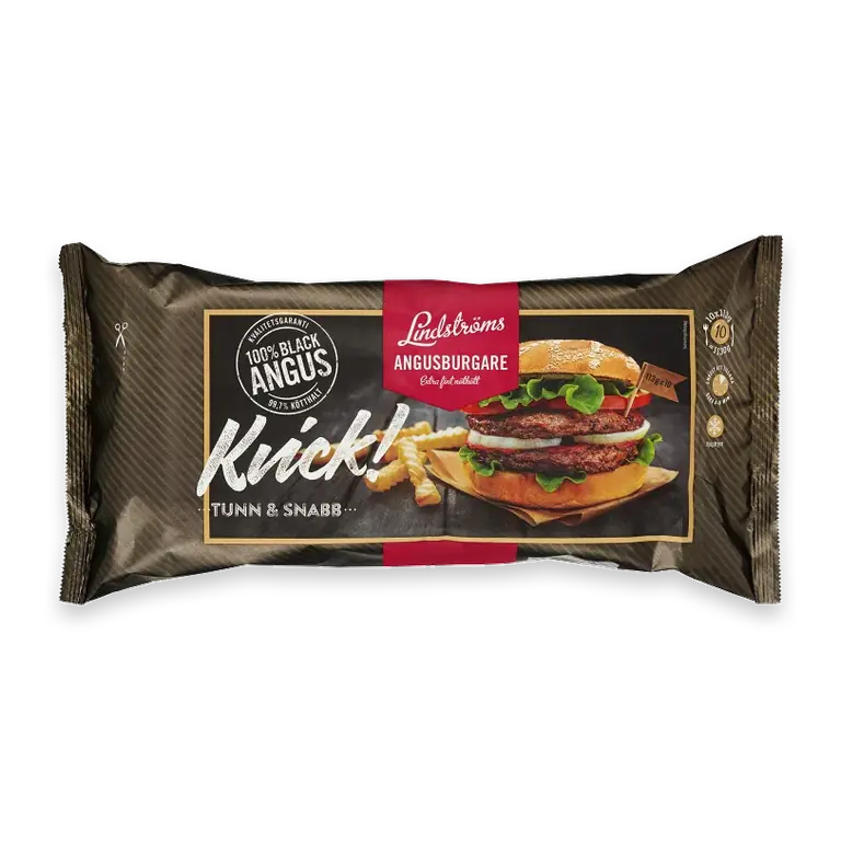 Angusburgare storpack 10-p 1130g Lindströms