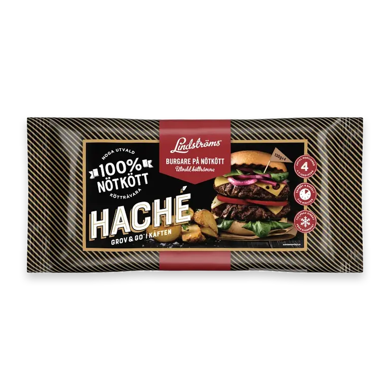 Hachéburgare på nötkött 520g