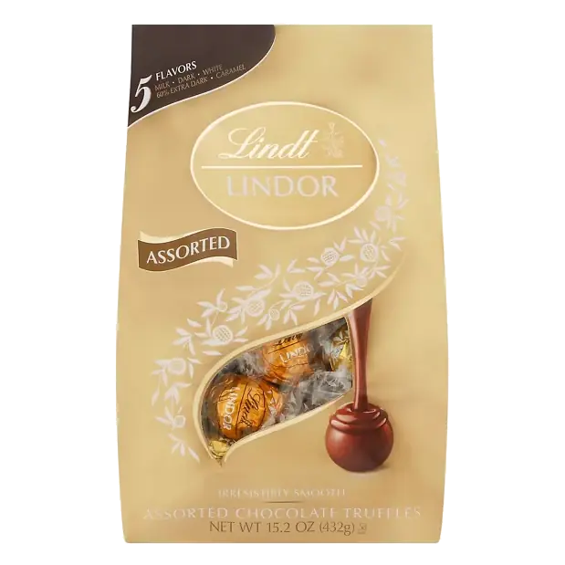 Assorted Chocolate Truffles, Dark Chocolate; White Chocolate; 60% Extra Dark Chocolate; Caramel Milk Chocolate