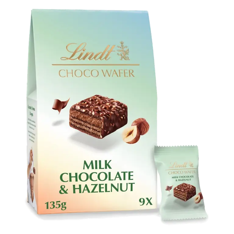 Choco Wafer Milk Chocolate & Hazelnut Sharing Box 135g