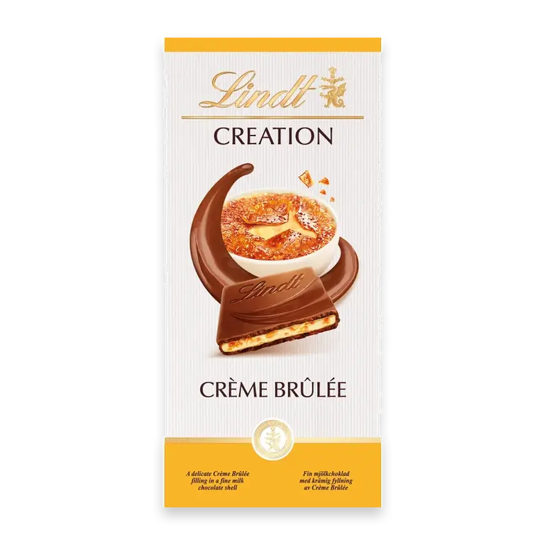 Chokladkaka Creation Crème Brûlée Mjölkchoklad 150g