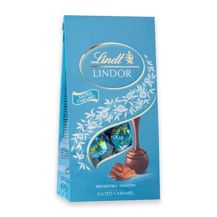 Chokladpralin LINDOR Salted Caramel 137g