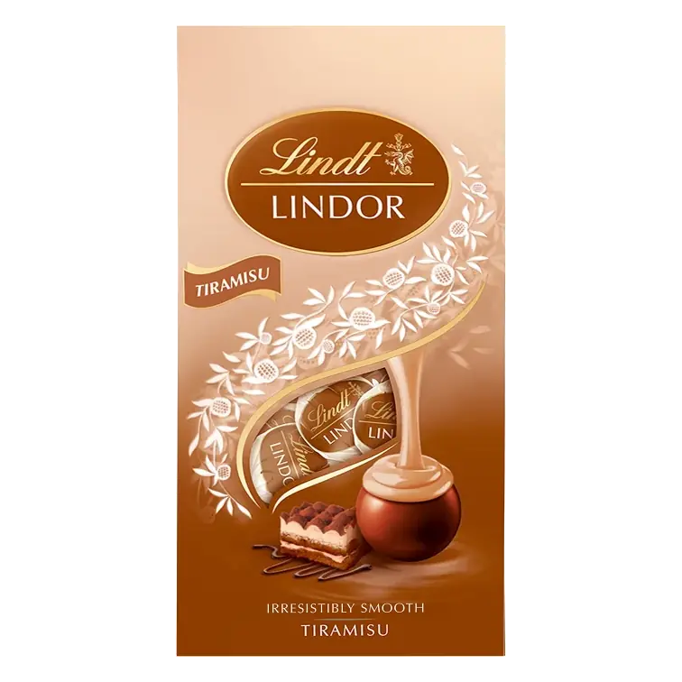 Chokladpralin Lindor Tiramisu 137g