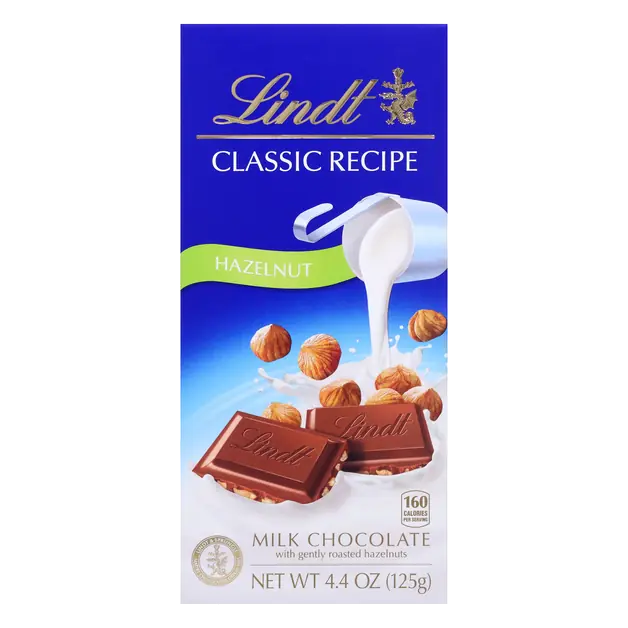 Classic Recipe Hazelnut Milk Chocolate Candy Bar