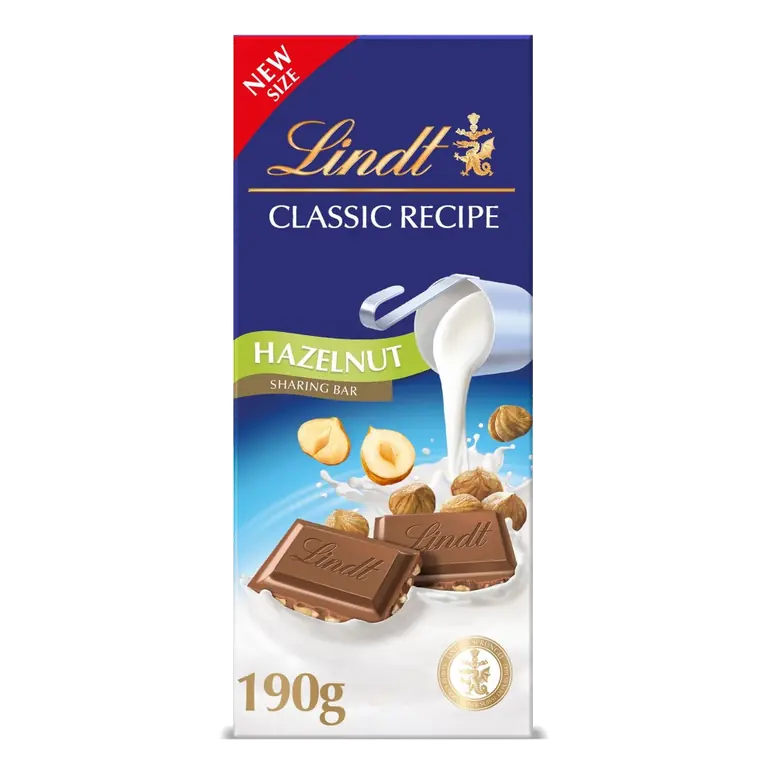 Classic Recipe Milk Hazelnut Chocolate Bar 190g