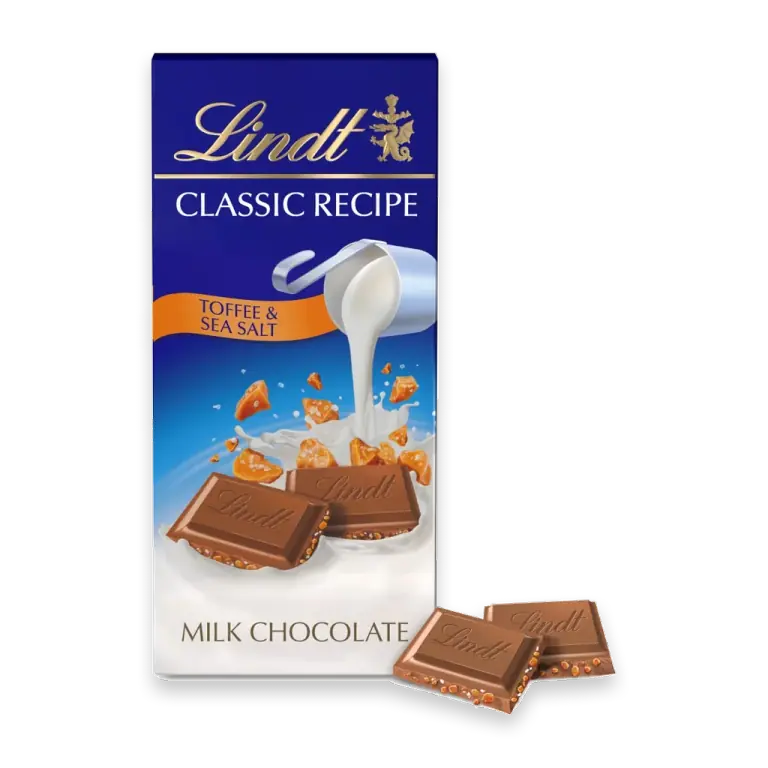 CLASSIC RECIPE Toffee and Sea Salt Milk Chocolate Candy Bar