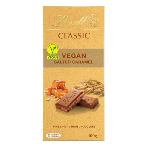 Classic Vegan Salted Caramel Chocolate Block