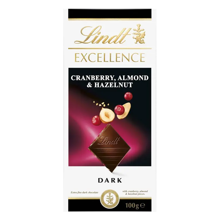 Excellence Cranberry, Almond & Hazelnut Dark Chocolate