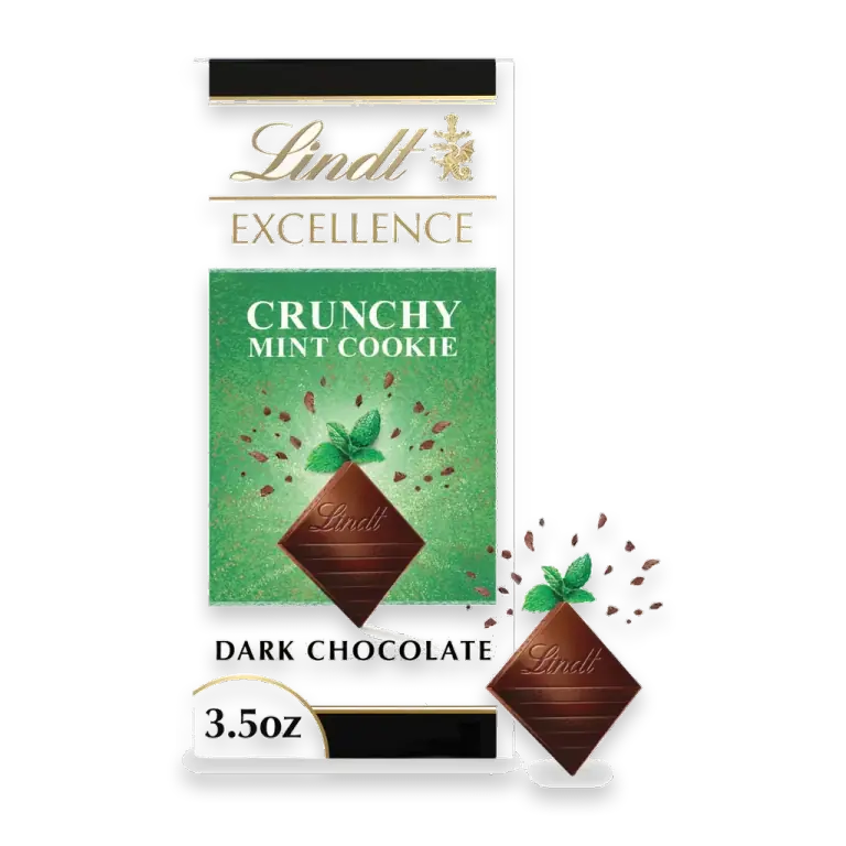 Excellence Crunchy Mint Cookie Dark Chocolate Candy Bar