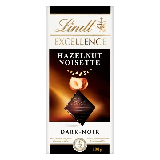 Excellence Dark Chocolate Bar Roasted Hazelnut 100 g