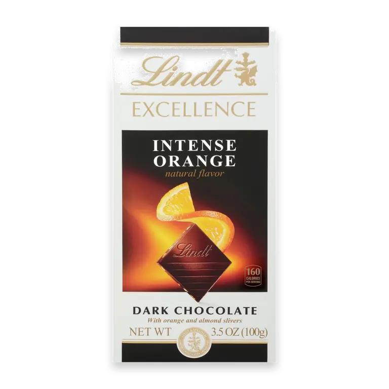 EXCELLENCE Intense Orange Dark Chocolate Bar, 3.5 oz.