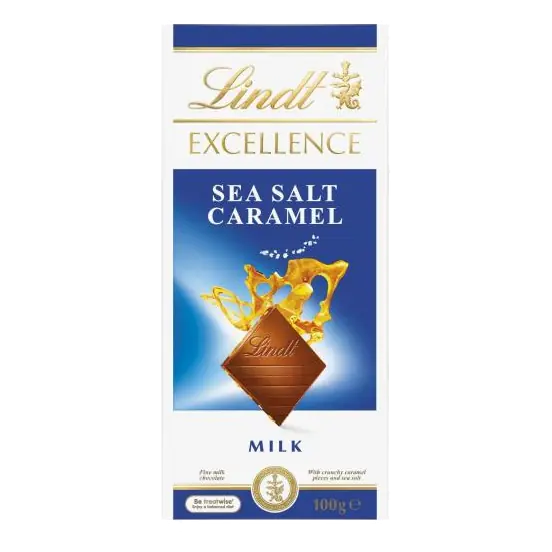 Excellence Milk Sea Salt Caramel Milk Chocolate Block