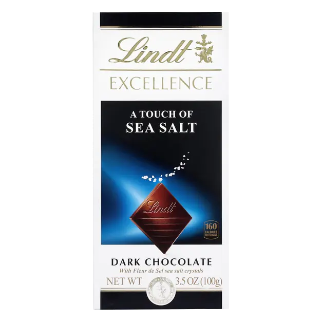 Excellence Touch of Sea Salt Dark Chocolate Candy Bar