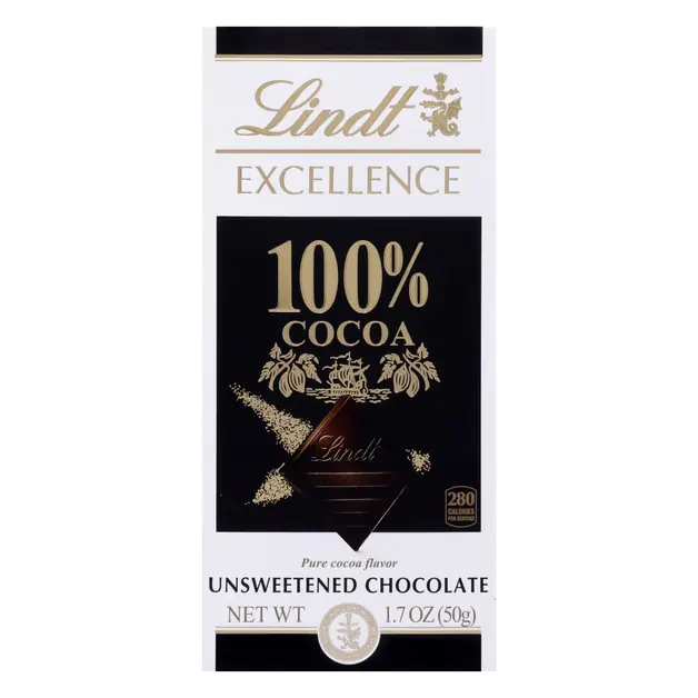 Excellence Unsweetened Chocolate Candy Bar 100% Cocoa